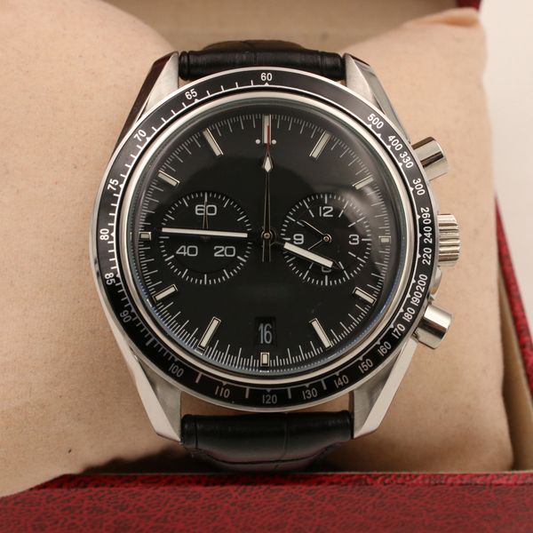 new arrival quartz black face full leather strap men's moon wristwatch analog co-axial professional master speed male watch, Slivery;brown
new arrival quartz black face full leather strap men's moon wristwatch analog co-axial professional master speed male watch, Slivery;brown