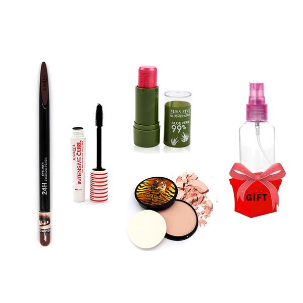 cosmetic makeup 4pcs/set including powder cake+blush stick+mascara+eyeliner face/eye beauty women makeup tool perfect mix makeup
cosmetic makeup 4pcs/set including powder cake+blush stick+mascara+eyeliner face/eye beauty women makeup tool perfect mix makeup