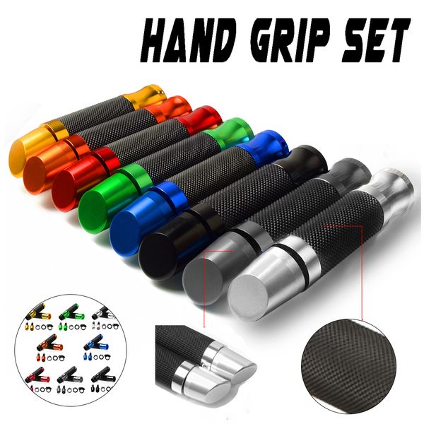 universal 7/8'' 22mm cnc motorcycle handle grips racing handlebar ends for yamaha hyosung
universal 7/8'' 22mm cnc motorcycle handle grips racing handlebar ends for yamaha hyosung
