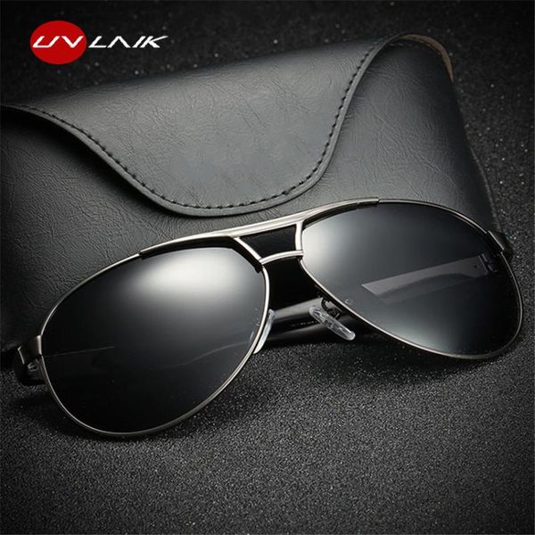 uvlaik men's sunglasses polarized coating travel brand design classic mirror sun glasses driving eyewear goggle uv400, White;black
uvlaik men's sunglasses polarized coating travel brand design classic mirror sun glasses driving eyewear goggle uv400, White;black
