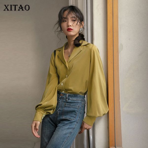 xitao plus size chiffon blouse women clothes 2020 fashion korean match all vintage turn down collar full sleeve shirt xj3558, White
xitao plus size chiffon blouse women clothes 2020 fashion korean match all vintage turn down collar full sleeve shirt xj3558, White