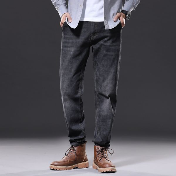 add fertilizer to increase loose elastic denim trousers plus size men summer thin section japanese harem pants male trend wild, Blue
add fertilizer to increase loose elastic denim trousers plus size men summer thin section japanese harem pants male trend wild, Blue