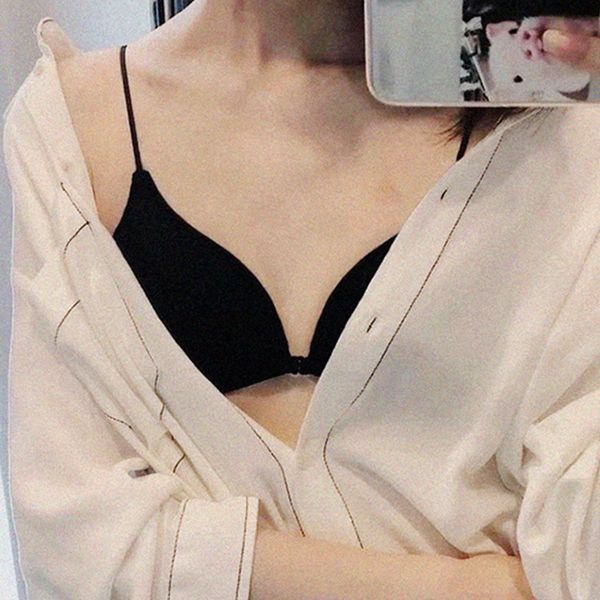 loozykit solid seamless bra for women backless bralette soft push up bra brassiere female comfortable underwear lingerie, White;black
loozykit solid seamless bra for women backless bralette soft push up bra brassiere female comfortable underwear lingerie, White;black