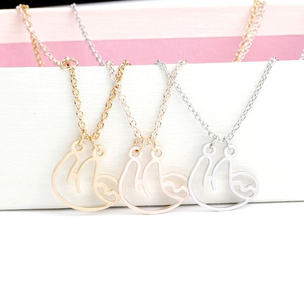 1 cute animal hollow fun little sloth pendant necklace geometric origami monkey nice friendsy lucky gifts for men, girls, mothers, family, c, Silver
1 cute animal hollow fun little sloth pendant necklace geometric origami monkey nice friendsy lucky gifts for men, girls, mothers, family, c, Silver