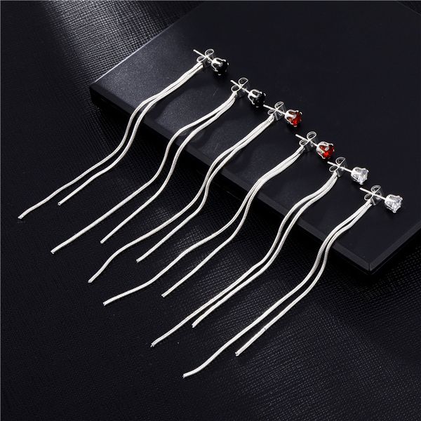 1 pair new style crystal ear stud fashion tassel earrings women chic ear stud charming delicate pendant, Golden;silver
1 pair new style crystal ear stud fashion tassel earrings women chic ear stud charming delicate pendant, Golden;silver