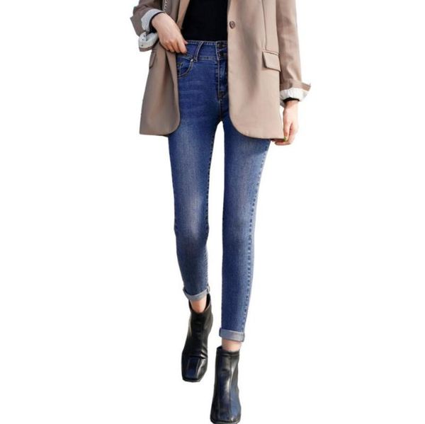 double buckle high waist jeans women casual stretch skinny denim pencil pants plus size 26-32 r327, Blue
double buckle high waist jeans women casual stretch skinny denim pencil pants plus size 26-32 r327, Blue