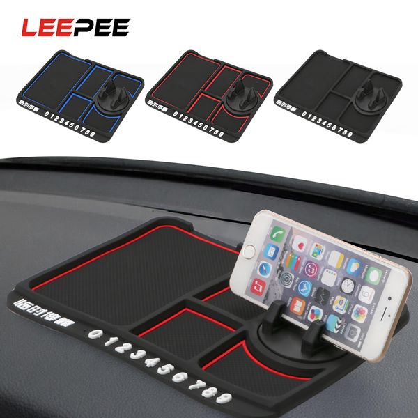 leepee auto dashboard pad car anti-slip mat phone holder bracket non slip sticky multifunctional with phone number plate
leepee auto dashboard pad car anti-slip mat phone holder bracket non slip sticky multifunctional with phone number plate