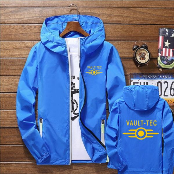 2020 men's spring and autumn vault -tec print jacket men's supplies jacket hooded thin windproof, Black;brown
2020 men's spring and autumn vault -tec print jacket men's supplies jacket hooded thin windproof, Black;brown