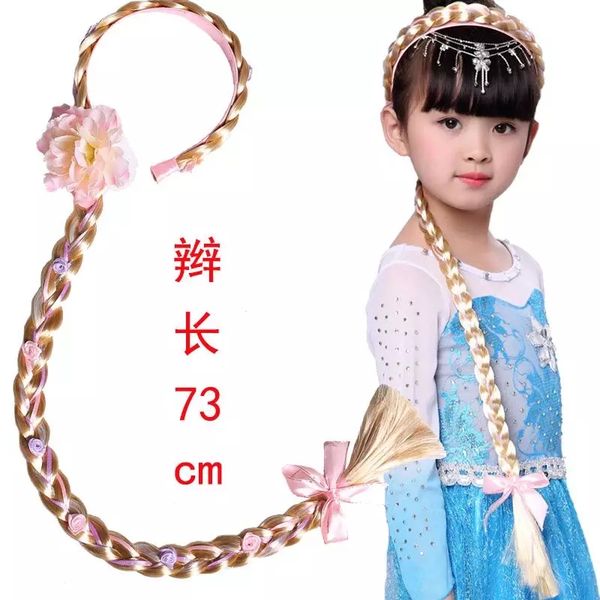 children's wig jewelry headwear braid long hair princess girl's braid, Slivery;white
children's wig jewelry headwear braid long hair princess girl's braid, Slivery;white