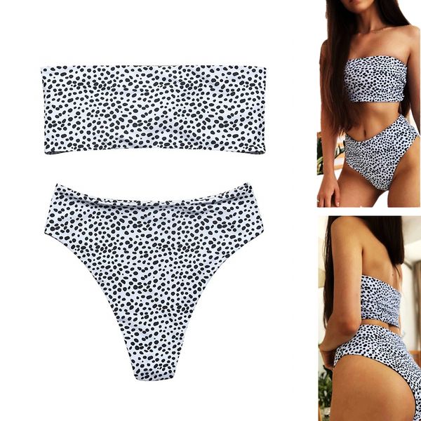women s 2piece strapless bikini set high waist high leopard print swimwear split swimsuit 2colors ing
women s 2piece strapless bikini set high waist high leopard print swimwear split swimsuit 2colors ing
