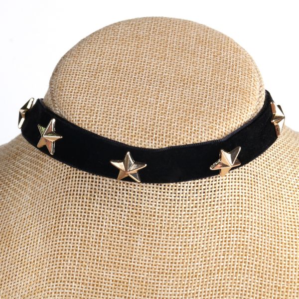 metal stars necklace women choker gold black red necklaces clavicle femme collares 2019 fashion jewelry for women`s gift, Golden;silver
metal stars necklace women choker gold black red necklaces clavicle femme collares 2019 fashion jewelry for women`s gift, Golden;silver
