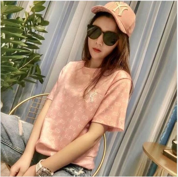2020 the new summer women's pure cotton short sleeves fashion printed loose-fitting t-shirts designer t-shirts ing, White
2020 the new summer women's pure cotton short sleeves fashion printed loose-fitting t-shirts designer t-shirts ing, White