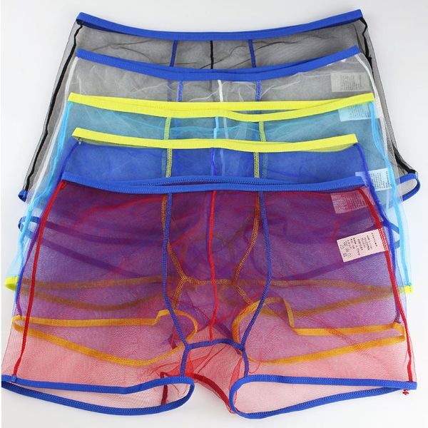 Sexy Men Transparent Boxer Shorts See Through Underwear Mesh Boxers
Sexy Men Transparent Boxer Shorts See Through Underwear Mesh Boxers