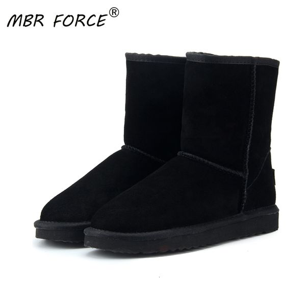 forc classic waterproof genuine mbr cowhide leather snow wool boots warm winter shoes for women large us 3-13, Black 
forc classic waterproof genuine mbr cowhide leather snow wool boots warm winter shoes for women large us 3-13, Black
