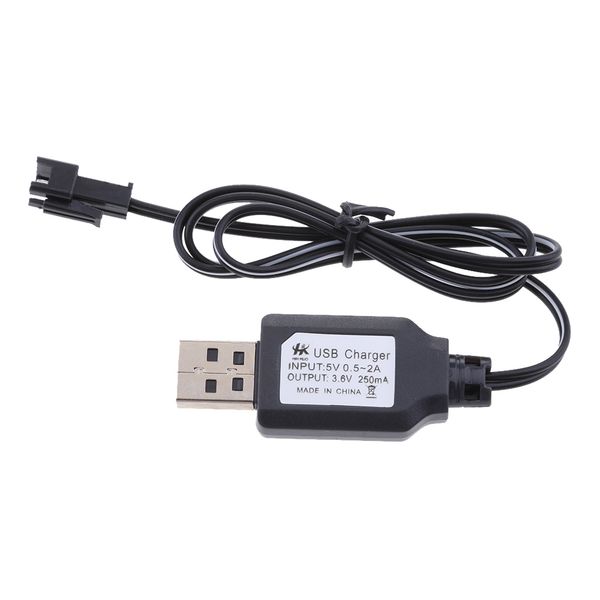 premium 3.6v ni/cd battery charging cable usb to sm plug connector remote controls cars drones robots
premium 3.6v ni/cd battery charging cable usb to sm plug connector remote controls cars drones robots