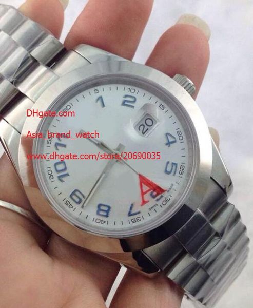 factory supplier luxury sapphire 41mm 116334 white dial automatic mechanical mens men's watch watches wristwatches, Slivery;brown 
factory supplier luxury sapphire 41mm 116334 white dial automatic mechanical mens men's watch watches wristwatches, Slivery;brown