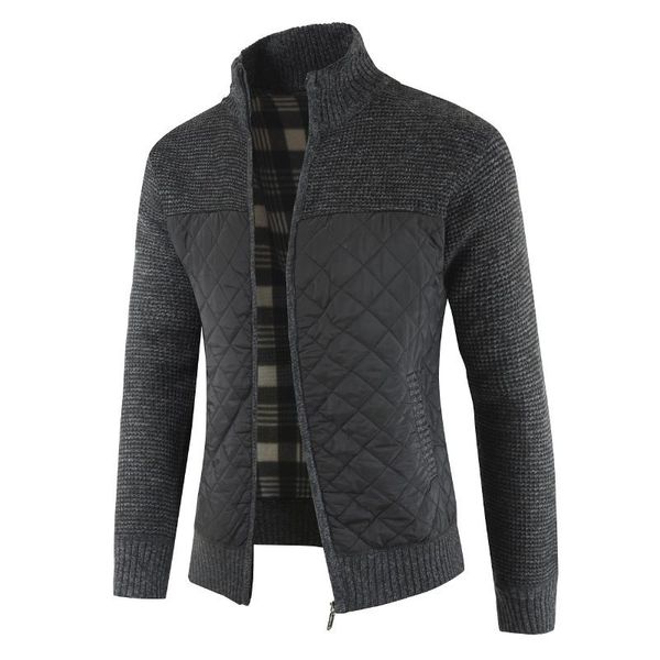 2019 new casual sweater fall loose fashion jacket with thicker knitted colorblock cardigan knit clothes drop ship coat, White;black
2019 new casual sweater fall loose fashion jacket with thicker knitted colorblock cardigan knit clothes drop ship coat, White;black