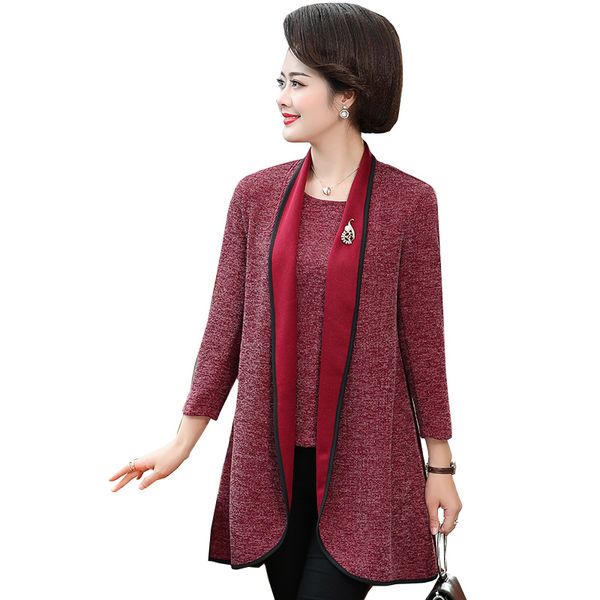 2019 new spring autumn two pieces women vest sweaters and pullovers knitted bottoming shirt mother long sleeve cardigan coat, White;black
2019 new spring autumn two pieces women vest sweaters and pullovers knitted bottoming shirt mother long sleeve cardigan coat, White;black