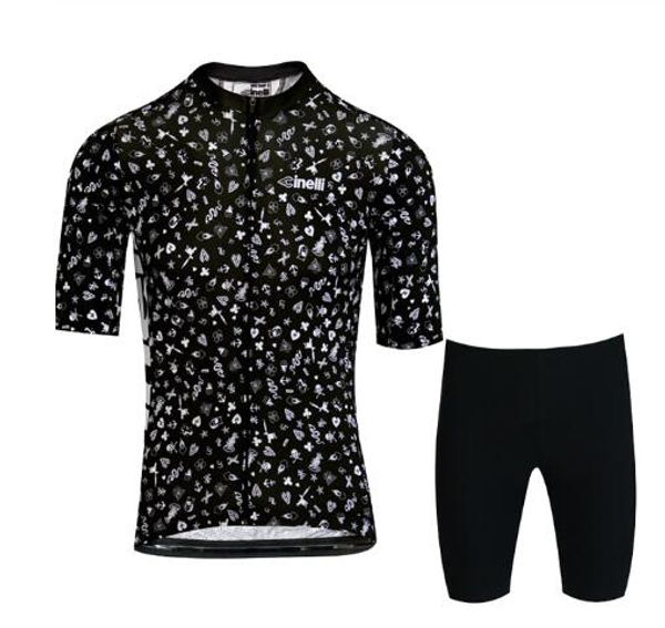 cinelli team cycling short sleeves jersey shorts sets cycling clothing breathable outdoor mountain bike cycling jerseys popular, Black;blue
cinelli team cycling short sleeves jersey shorts sets cycling clothing breathable outdoor mountain bike cycling jerseys popular, Black;blue