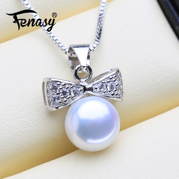 fenasy natural freshwater pearl necklaces for women fashion trendy wedding 925 sterling silver bow-knot pendant with chain
fenasy natural freshwater pearl necklaces for women fashion trendy wedding 925 sterling silver bow-knot pendant with chain
