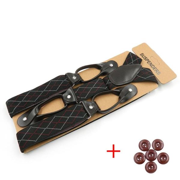 men's shirt braces suspenders harness y-back pu leather trimmed button end wedding tuxedo suspenders gifts for father husband, Black;white
men's shirt braces suspenders harness y-back pu leather trimmed button end wedding tuxedo suspenders gifts for father husband, Black;white