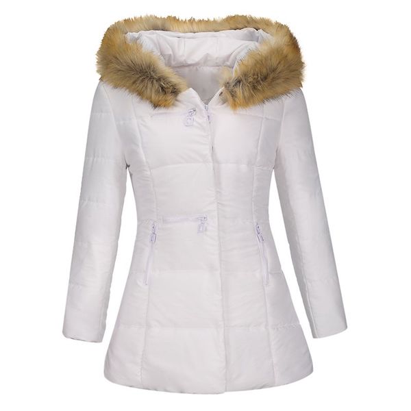 women faux fur coats casual vintage white plus size warm winter slim thick zipper solid hooded elegant female fashion overcoats, Black
women faux fur coats casual vintage white plus size warm winter slim thick zipper solid hooded elegant female fashion overcoats, Black
