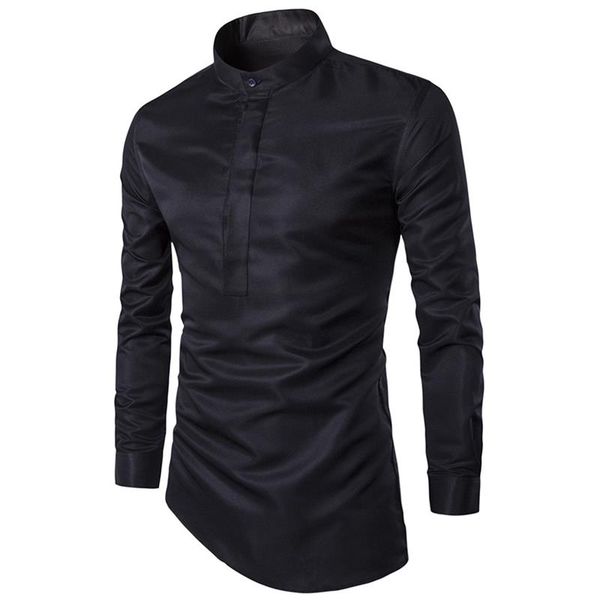 youth teens 2019 new spring autumn long-sleeved shirt european american trend pure color slim mandarin collar men shirt xxxl, White;black
youth teens 2019 new spring autumn long-sleeved shirt european american trend pure color slim mandarin collar men shirt xxxl, White;black