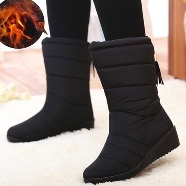 creative ladies waterproof boots new winter warm women boots female fashion solid color feather for women, Black
creative ladies waterproof boots new winter warm women boots female fashion solid color feather for women, Black
