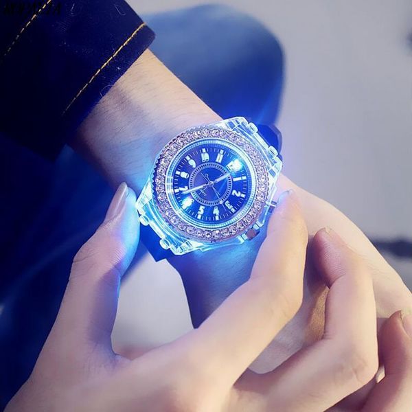 5 color led backlight relogio masculino flash luminous crystal quartz trend waterproof wrist watch watches, Slivery;brown
5 color led backlight relogio masculino flash luminous crystal quartz trend waterproof wrist watch watches, Slivery;brown
