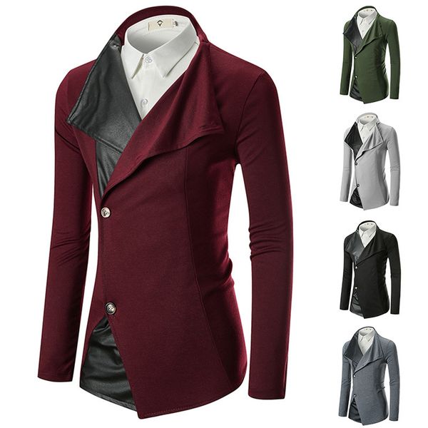 2018 spring and autumn new style europe and america men fight skin fold-down collar slim fit suit jacket knitted fashion leisure, White;black
2018 spring and autumn new style europe and america men fight skin fold-down collar slim fit suit jacket knitted fashion leisure, White;black