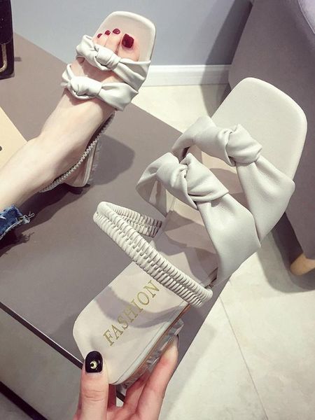 women's shoes slippers outdoor 2020 new fashion summer square head thick heel two wear bow sandals, Black
women's shoes slippers outdoor 2020 new fashion summer square head thick heel two wear bow sandals, Black