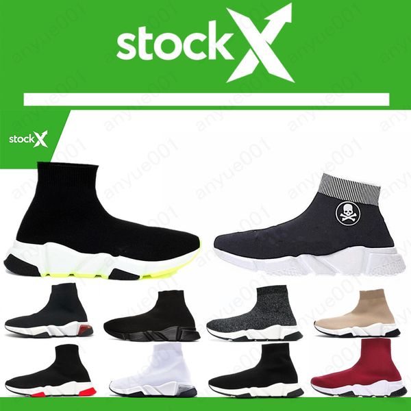 designer sock shoes graffiti speed trainers runner triple black beige glitter fashion clear sole women mens casual sneakers platform 36-45
designer sock shoes graffiti speed trainers runner triple black beige glitter fashion clear sole women mens casual sneakers platform 36-45