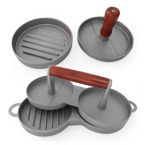 wooden handle round shape hamburger presser aluminum burger meat beef patty press maker mold kitchen accessories
wooden handle round shape hamburger presser aluminum burger meat beef patty press maker mold kitchen accessories