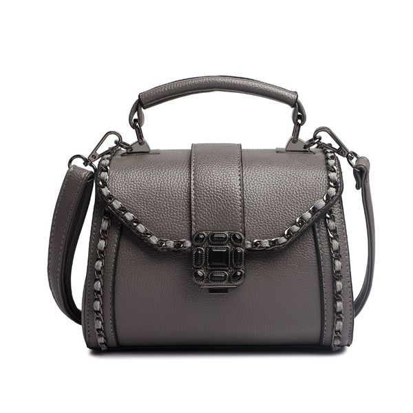 new women's handbag european and american fashion chain single shoulder slant straddle bag buckle decoration small square bag
new women's handbag european and american fashion chain single shoulder slant straddle bag buckle decoration small square bag