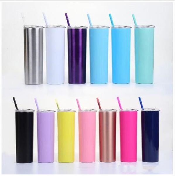 skinny straight cups repeatable stainless steel mug double layer vacuum insulated cups portable coffee mugs lid straws set cls735
skinny straight cups repeatable stainless steel mug double layer vacuum insulated cups portable coffee mugs lid straws set cls735