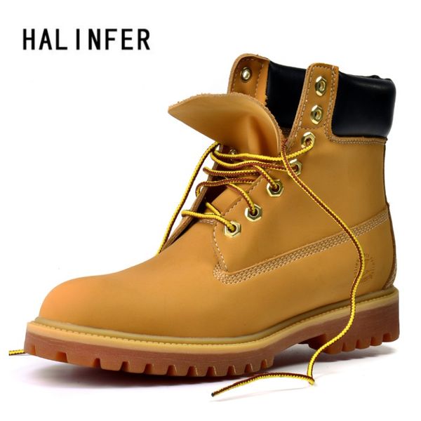 halinfer white boots genuine leather men's boots 2018 autumn winter new fashion casual retro outdoor ankle for men, Black
halinfer white boots genuine leather men's boots 2018 autumn winter new fashion casual retro outdoor ankle for men, Black
