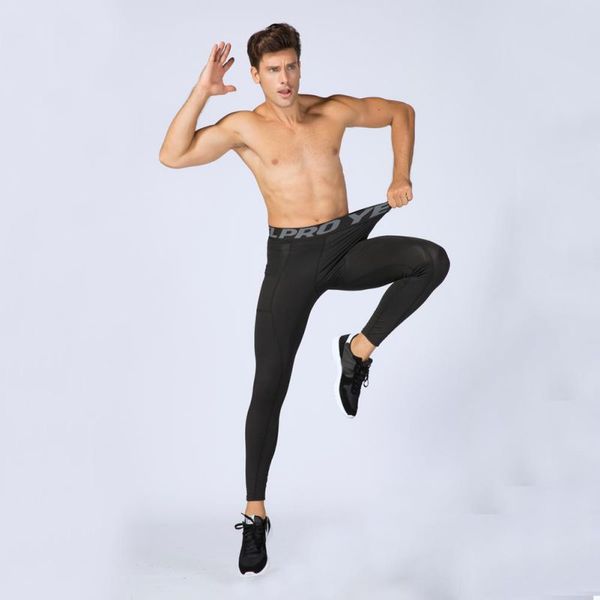 running compression pants tights men sports leggings fitness sportswear long trousers gym training pants skinny leggings, Black
running compression pants tights men sports leggings fitness sportswear long trousers gym training pants skinny leggings, Black