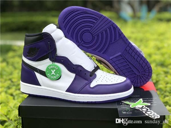 2020 est air authentic 1 high og court purple basketball shoes men court purple sports sneakers 555088-500 with box
2020 est air authentic 1 high og court purple basketball shoes men court purple sports sneakers 555088-500 with box