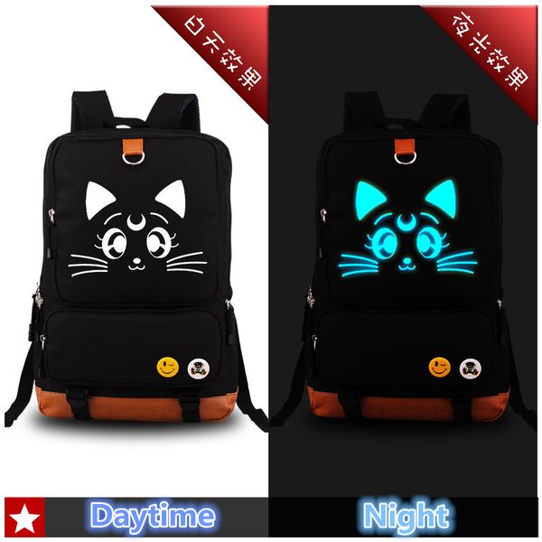 new sailor moon kawaii emoji luminous printing backpack canvas travel bags school bags for teenagers rucksack
new sailor moon kawaii emoji luminous printing backpack canvas travel bags school bags for teenagers rucksack