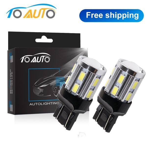 2pcs t20 w21/5w 7443 led white led chip 12smd 5730 auto brake lights reversing lamp bulb car bulbs drl 12v
2pcs t20 w21/5w 7443 led white led chip 12smd 5730 auto brake lights reversing lamp bulb car bulbs drl 12v