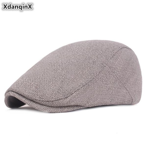 xdanqinx adjustable size women's retro berets hat spring summer thin solid casual women tongue cap vintage hats for women, Blue;gray
xdanqinx adjustable size women's retro berets hat spring summer thin solid casual women tongue cap vintage hats for women, Blue;gray
