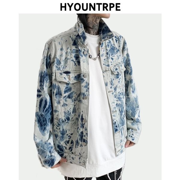 fashion tie dyed jeans jackets coat men casual single breasted turn down collar denim streetwear new hip hop outerwear jacket, Black;brown
fashion tie dyed jeans jackets coat men casual single breasted turn down collar denim streetwear new hip hop outerwear jacket, Black;brown