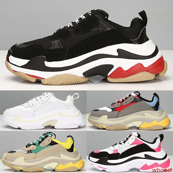 2019 paris triple-s sneakers fashion luxury designer shoes mens womens casual shoes leather patchwork outdoor sport boots size 36-45
2019 paris triple-s sneakers fashion luxury designer shoes mens womens casual shoes leather patchwork outdoor sport boots size 36-45
