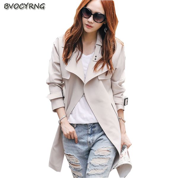 new korea 2017loose big yards women spring autumn slim coat pure color lapels long sleeve fashion high-end charm womenq423, Tan;black
new korea 2017loose big yards women spring autumn slim coat pure color lapels long sleeve fashion high-end charm womenq423, Tan;black