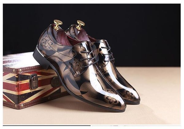 2019 new men's breathable single leather shoes business dress young men's shoes casual amazon personality sliding shoes, Black
2019 new men's breathable single leather shoes business dress young men's shoes casual amazon personality sliding shoes, Black