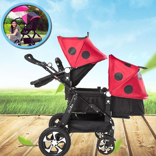 2019 new upgrade twin baby strollers can sit reclining high landscape folding absorber light baby carriage infant trolley
2019 new upgrade twin baby strollers can sit reclining high landscape folding absorber light baby carriage infant trolley