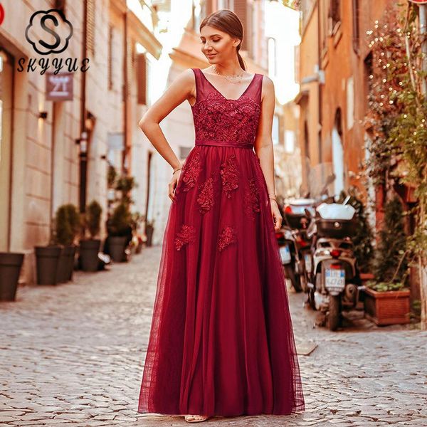skyyue evening gown appliques sleeveless robe de soiree v-neck robe de soiree 2019 backless tank women party dress c457, White;black
skyyue evening gown appliques sleeveless robe de soiree v-neck robe de soiree 2019 backless tank women party dress c457, White;black