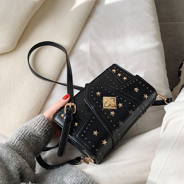 new shoulder bag rivet messenger bag women fashion ladies pu leather flap female handbag female shoulder chain crossbody
new shoulder bag rivet messenger bag women fashion ladies pu leather flap female handbag female shoulder chain crossbody