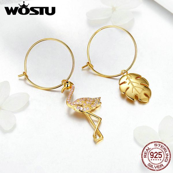 wostu flamingos & leaf gold color dangle earrings 925 sterling silver women tropical style drop earrings silver jewelry fne077
wostu flamingos & leaf gold color dangle earrings 925 sterling silver women tropical style drop earrings silver jewelry fne077