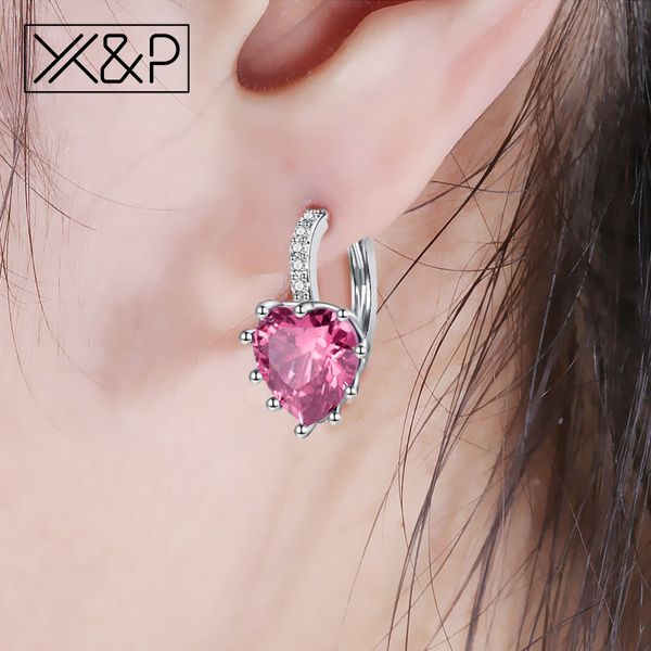 x&p fashion charm women silver 10 claw heart crystal stud earrings for women girl aaa cubic zirconia push-back earrings jewelry, Golden;silver
x&p fashion charm women silver 10 claw heart crystal stud earrings for women girl aaa cubic zirconia push-back earrings jewelry, Golden;silver